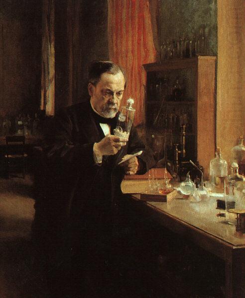 Portrait of Louis Pasteur, Albert Edelfelt